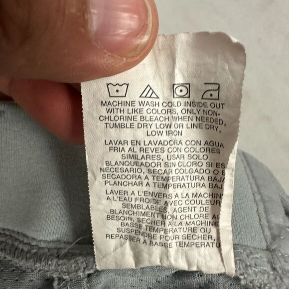 Lee Womens Gray Mid Rise Regular Fit Cargo Skort With Pockets Size 10 Medium - Picture 7 of 10